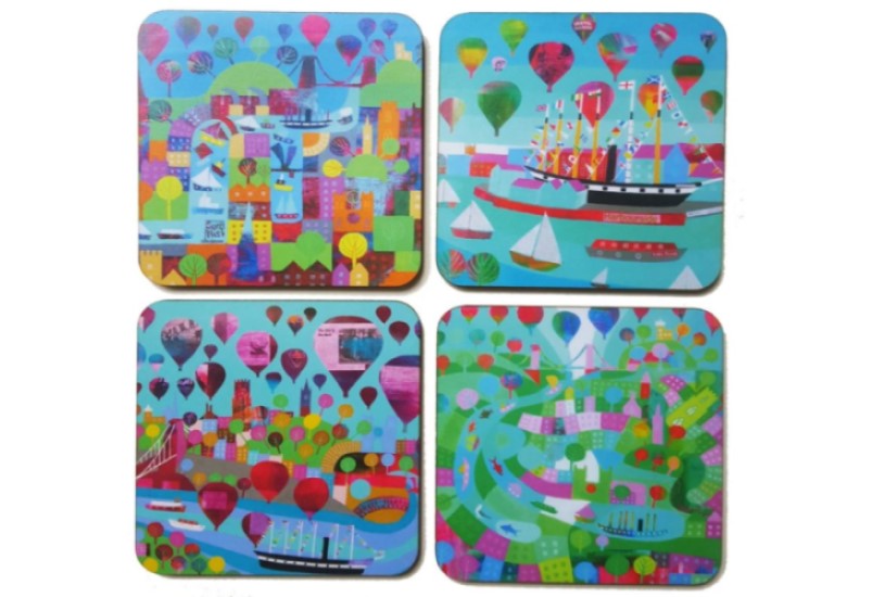 Jenny Urquhart Bristol coasters